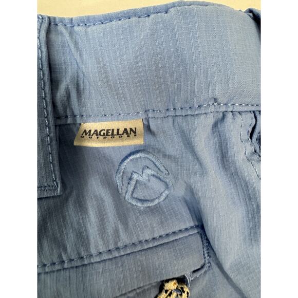 Magellan Men's Medium Fish Gear Falcon Lake 7" Shorts Blue Outdoors Lightweight - Picture 10 of 10